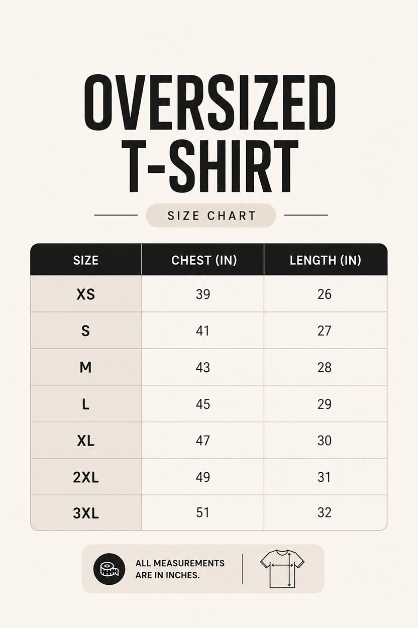 Unisex Terry Oversized Tee