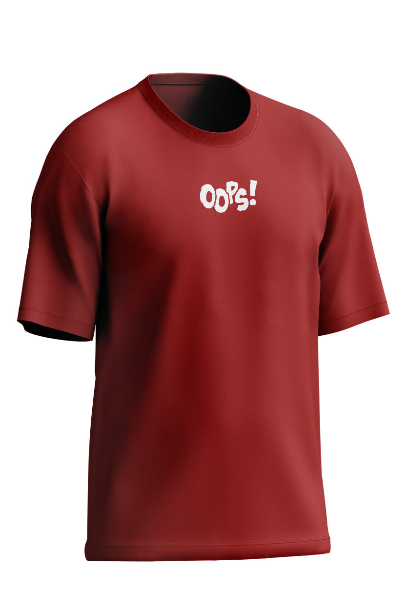OOPS-Unisex Terry Oversized Tee