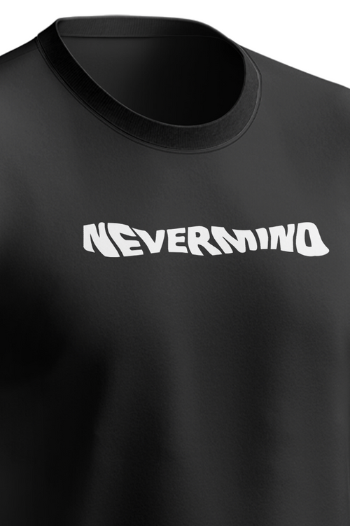 NVERMIND_Unisex Oversized Tee