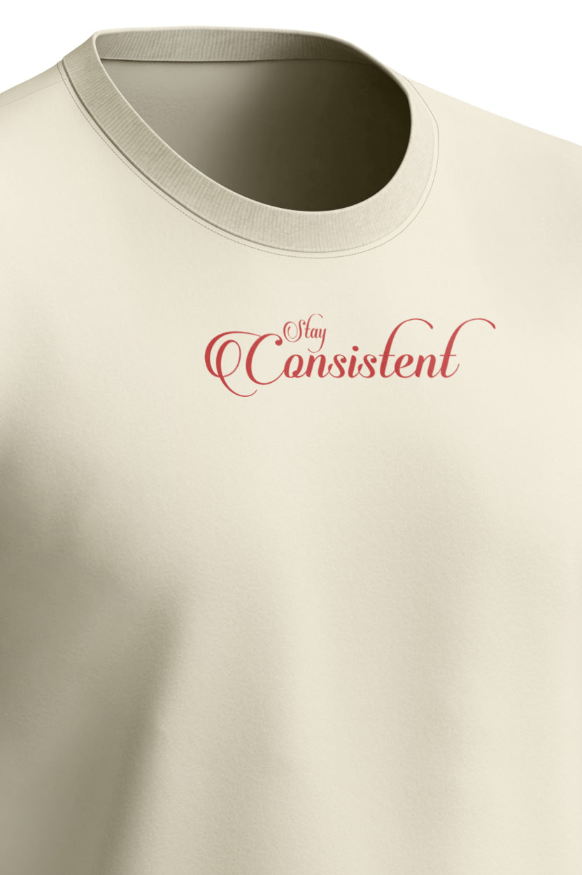 Stay Consistent Unisex Terry Oversized Tee