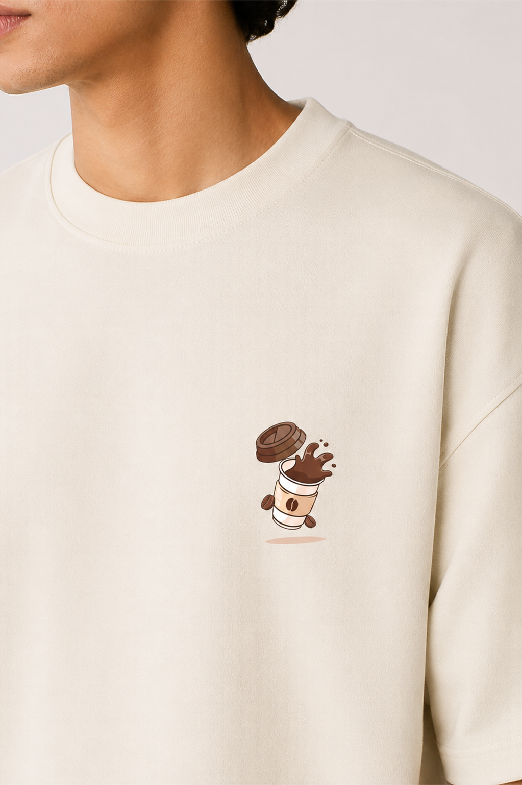 Coffee or Caffeine Unisex Oversized Tee