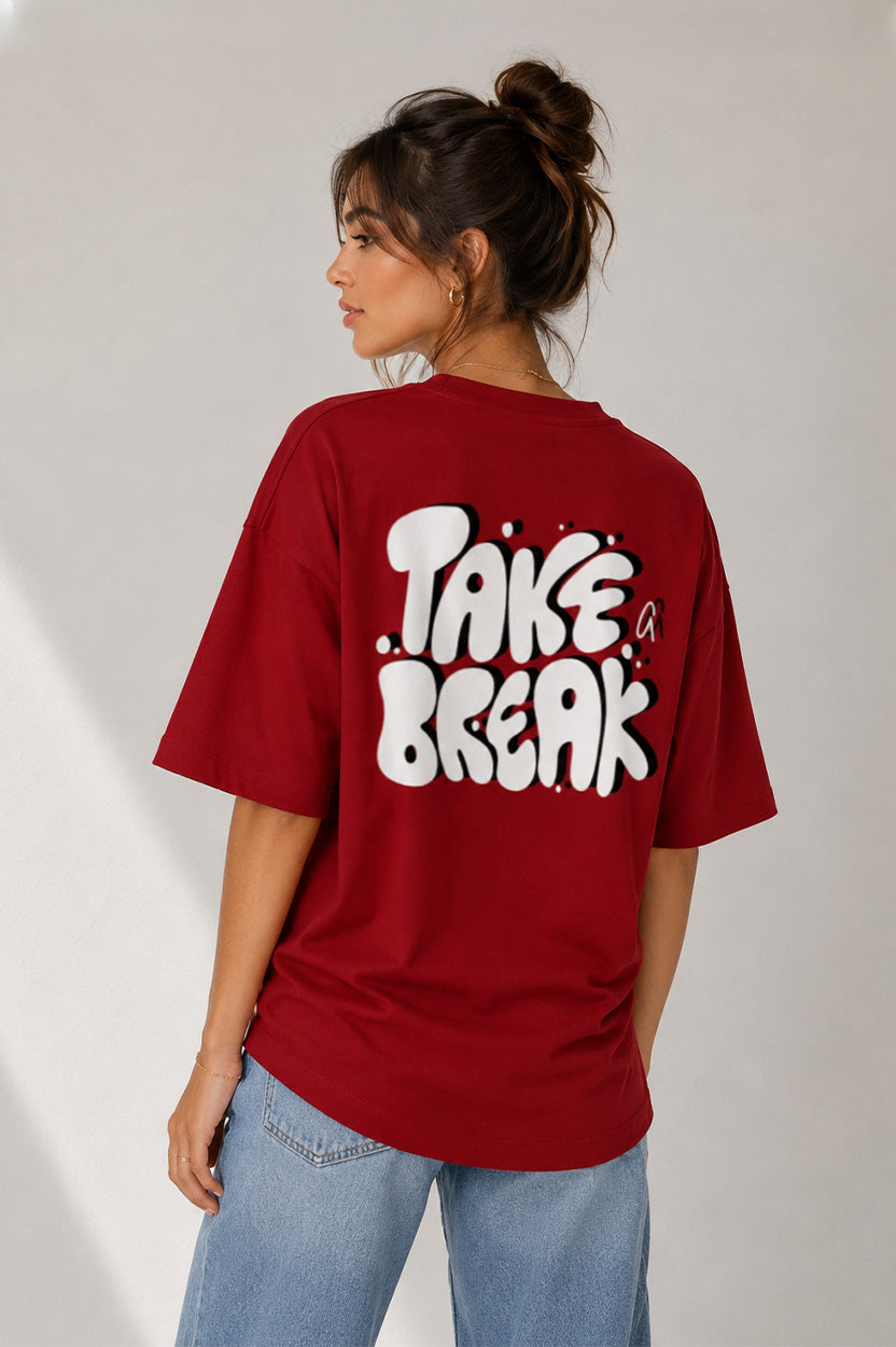 OOPS-Unisex Terry Oversized Tee