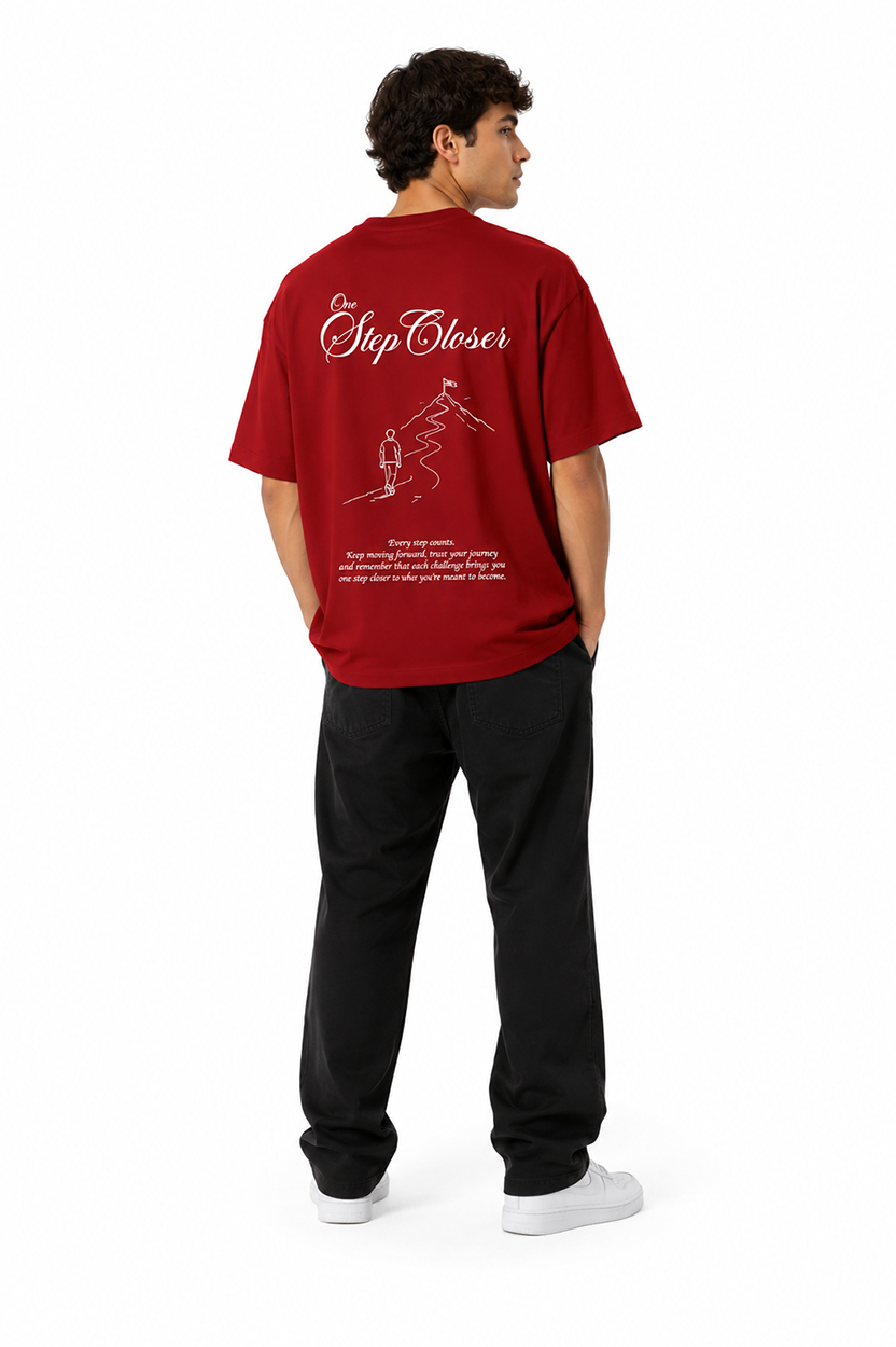 One step closer Unisex Terry Oversized Tee
