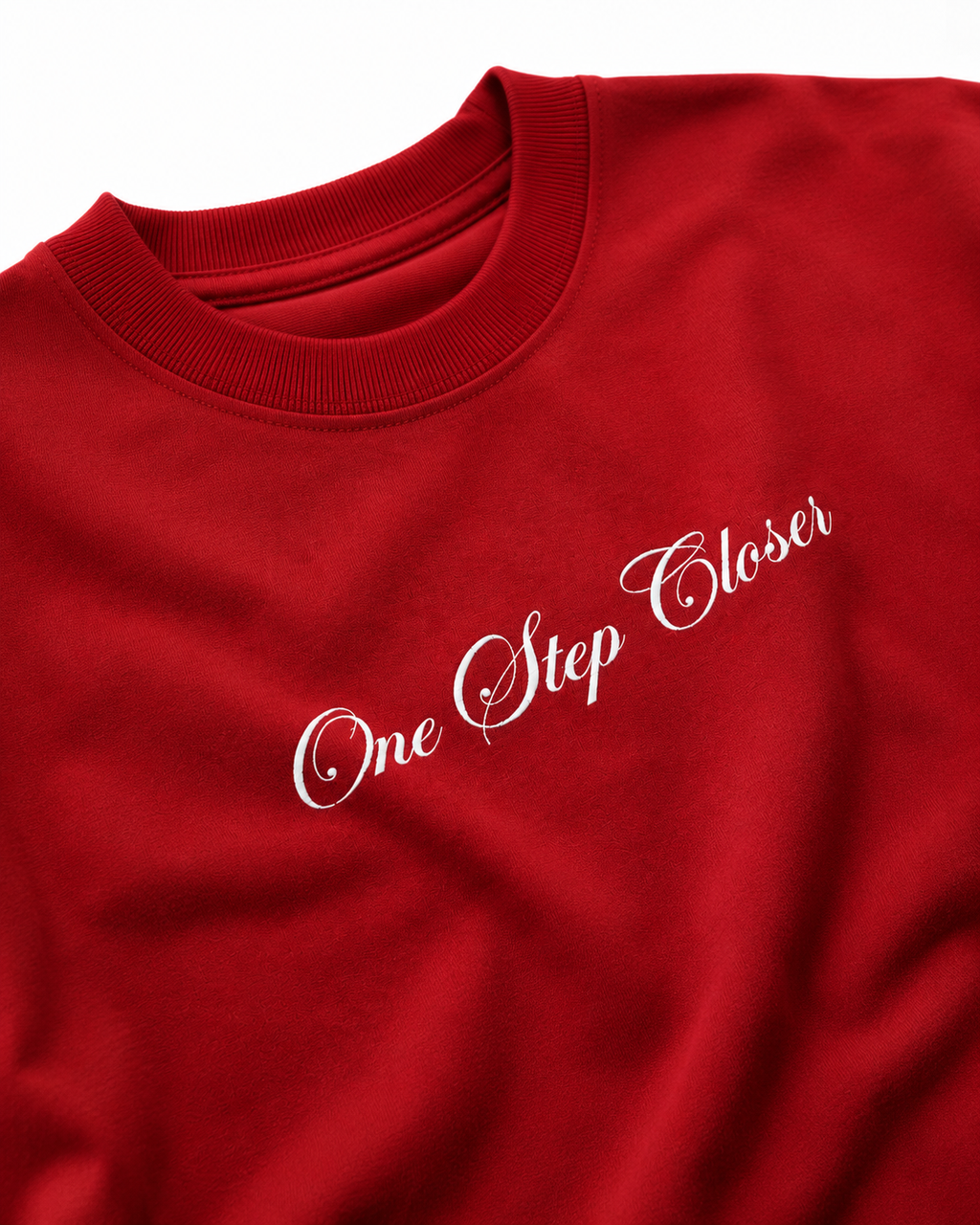 One step Closer Unisex Terry Oversized Tee