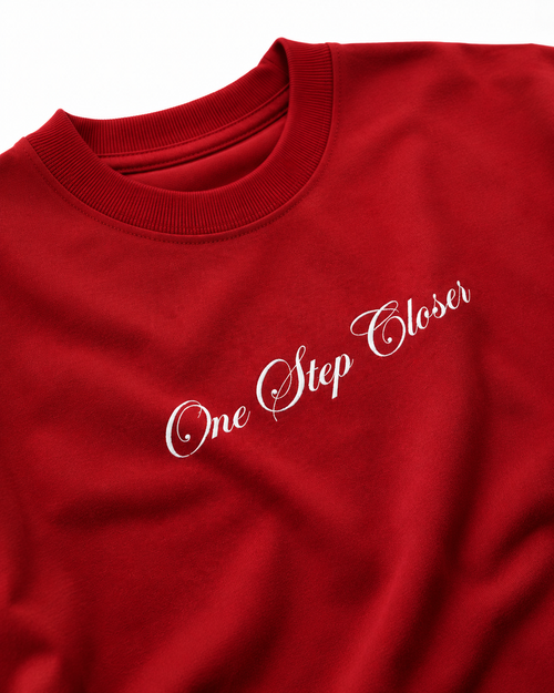 One step Closer Unisex Terry Oversized Tee