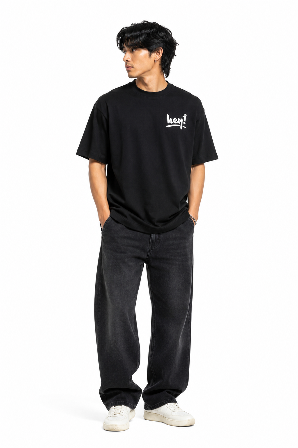 HEY_Unisex Oversized Tee