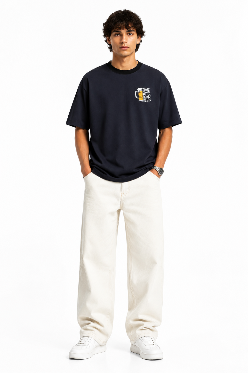 BEER_Unisex Oversized Tee