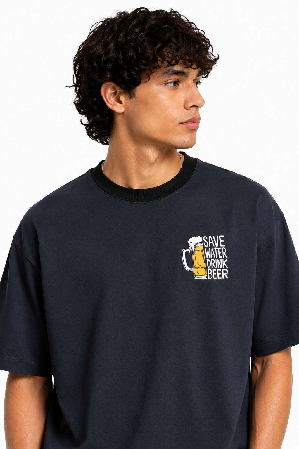 BEER_Unisex Oversized Tee